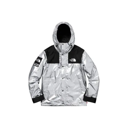 Supreme Водонепроницаемый Ветрозащитный And Устойчивый к Износу Ветровка Унисекс Серебряный