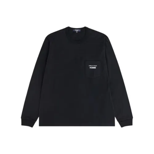 COMME Des GARCONS HOMME PLUS Черные Мужские Свитшоты