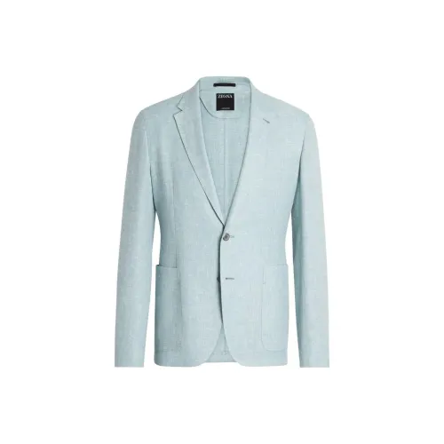 Ermenegildo Zegna Синий Мужской Деловой костюм