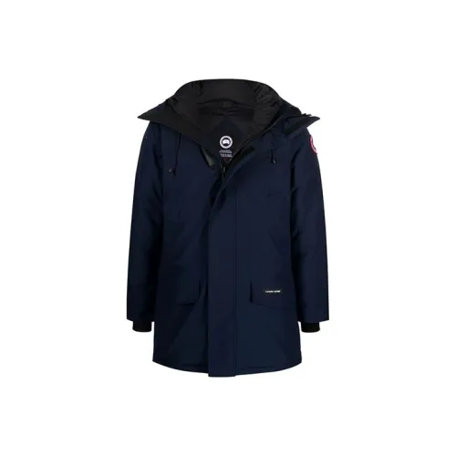 Canada Goose Langford Series FW21 Пуховик Parka Пальто Мужской Темно-синий