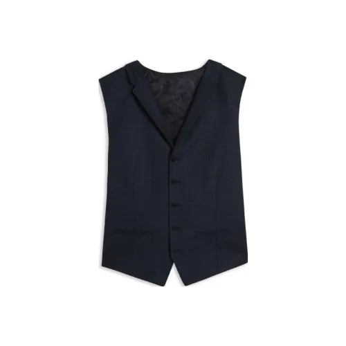 TED Baker Темно-синие мужские жилеты