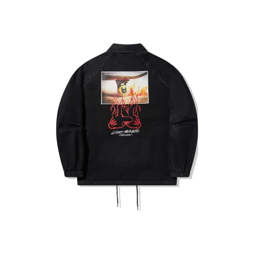 LINING Denim Куртка Мужская Черный Деним