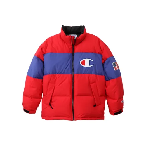 Champion Red Men's Down Jackets Чемпион Красный Мужской Пуховик