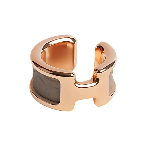 HERMES Olympe Clip ON Серьги Серый Женские