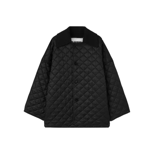 JIL SANDER Мужские черные куртки