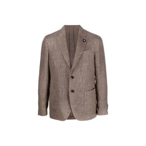 LARDINI Коричневый Мужской Деловой костюм