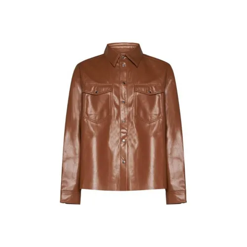 NANUSHKA Коричневые Мужские Куртки