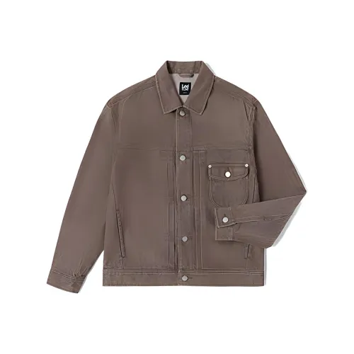 Lee совместный бренд модель Коричневый Мужской Джинсовые куртки