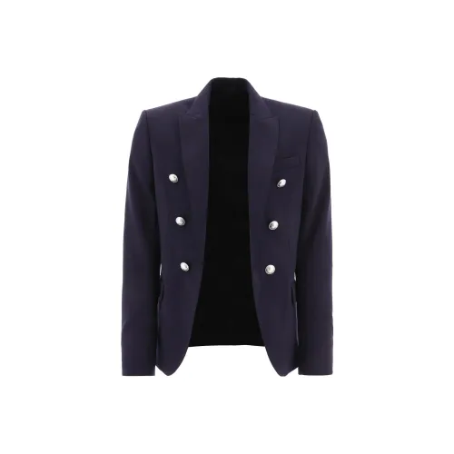 BALMAIN SS23 Бизнес-костюм мужской темно-синий