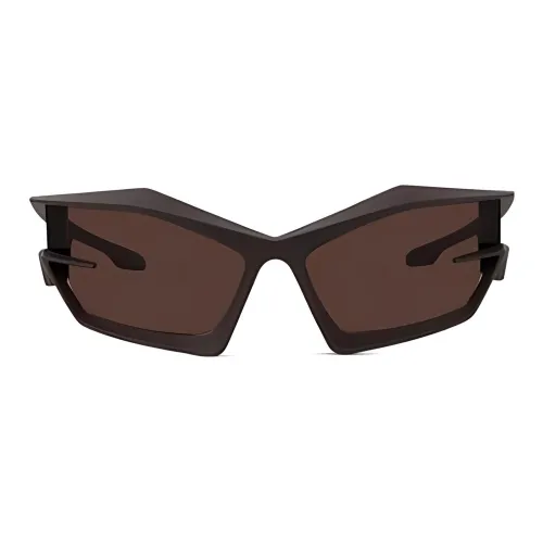 GIVENCHY Ацетат Нерегулярная форма Солнцезащитные очки Унисекс Коричневый