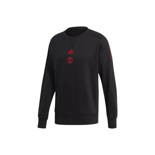 Adidas Manchester United MUFC SSP CR SWT Худи Мужской Черный