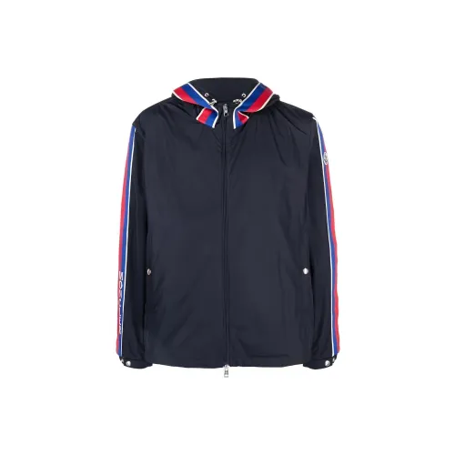 Moncler SS23 Куртки и Пальто Мужской Морской Синий