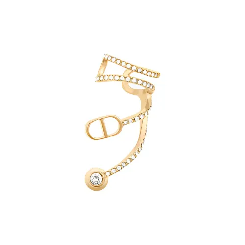 DIOR Clip ON Серьги Золотой Женские