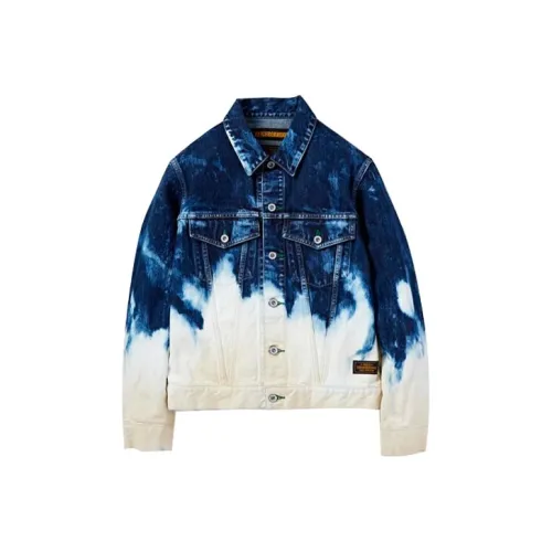 NEIGHBORHOOD совместный бренд Синий Мужской Джинсовые куртки