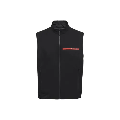 PRADA Мужские черные жилеты