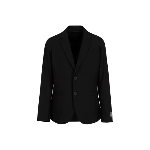 EMPORIO ARMANI FW22 Бизнес-костюм Пальто Мужской Черный