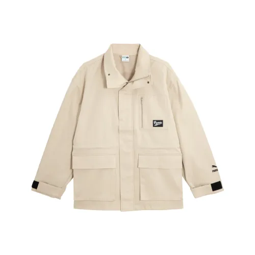 PUMA Куртки и Пальто Мужской Экрю