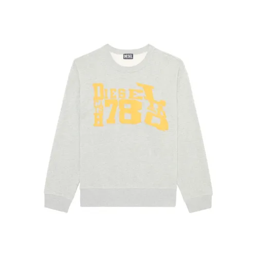 DIESEL Серый Мужской Свитшот