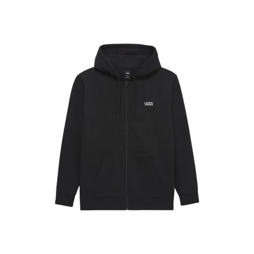 Vans Базовый Full Zip Hoodie Куртки и Пальто Мужской Черный