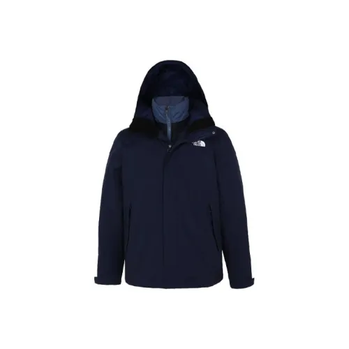 THE NORTH FACE Водонепроницаемый и Ветрозащитный для сохранения тепла Ветровка Мужская Темно-синий