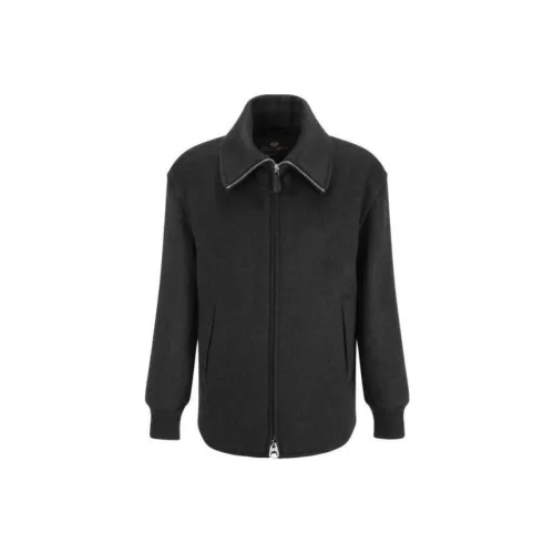 Loro Piana Темно-серый Мужской Куртки