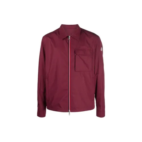 Moncler Red Men's Jackets Монклер Красный Мужские Куртки