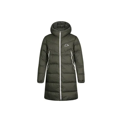 Nike Армейский зеленый Мужской Пуховик