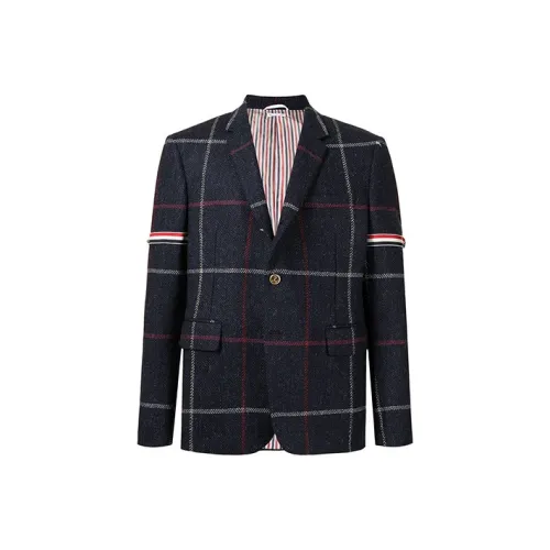 THOM BROWNE Синий Мужской Бизнес-костюмы