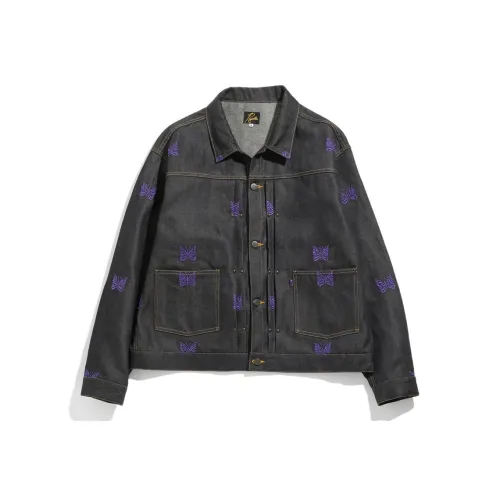 Needles Collaboration Blue Men's Denim Jackets