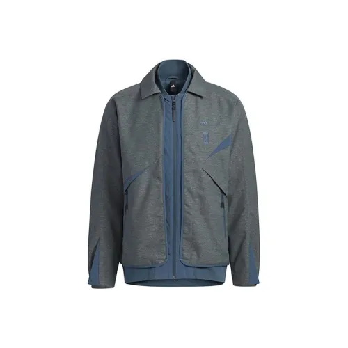 Adidas Wuji Series Куртка Мужская Серого цвета