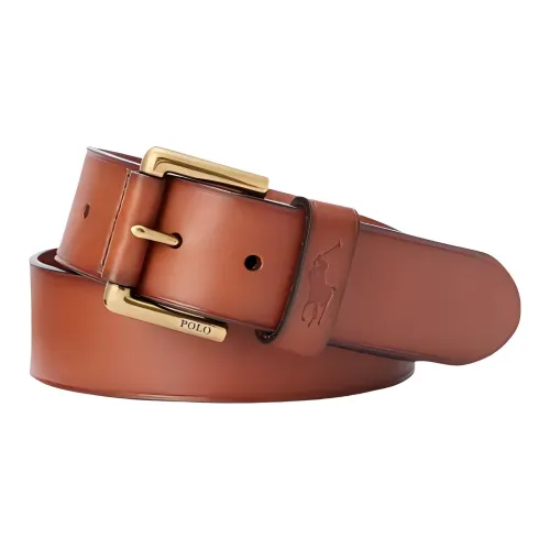 Polo Ralph Lauren Кожаные ремни Мужской Коричневый Ширина 3,8 см