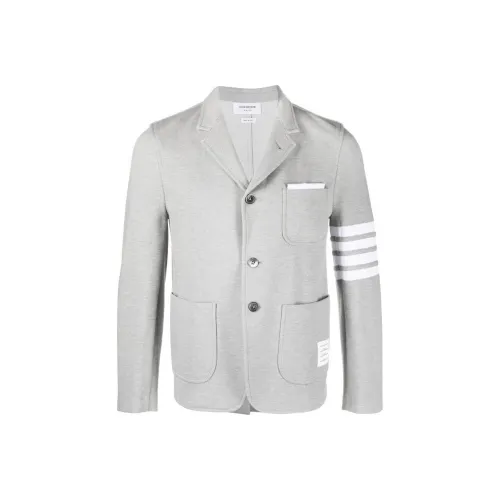 THOM BROWNE Регби Серый Мужской Деловые костюмы