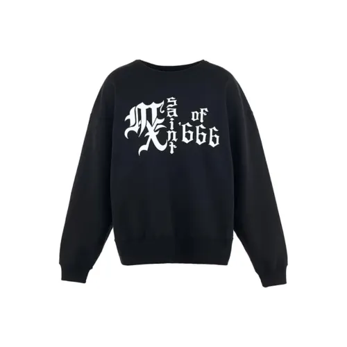 SAINT Mxxxxxx LASTMAN Collaboration Черные Мужские Толстовки