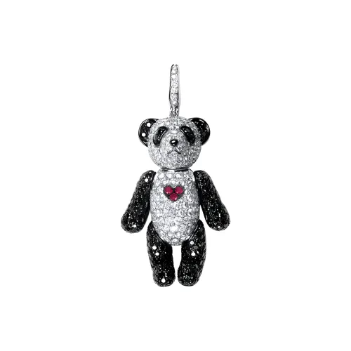 Qeelin 18K Белое золото подвески женские черный