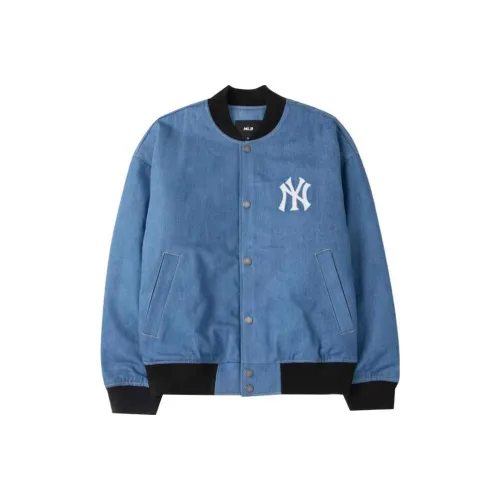 MLB Нью-Йорк Янкис Синие Унисекс Джинсовые Куртки
