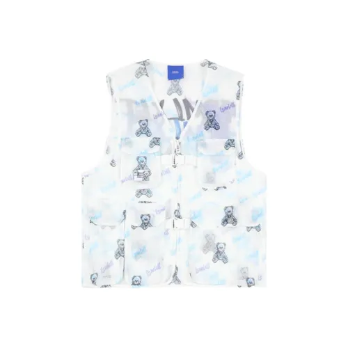 TSMLXLT Белый Унисекс Жилеты