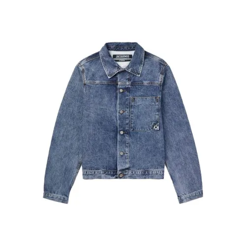 Jacquemus Синий Мужской Джинсовые Куртки