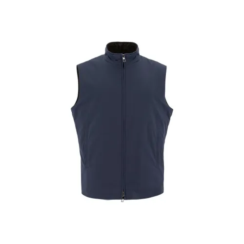 Loro Piana Темно-синие мужские жилеты