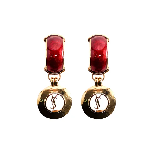 SAINT LAURENT Серьги Золотые Женские