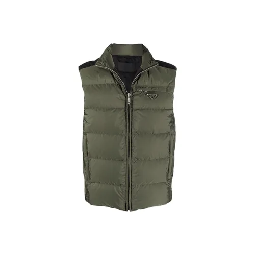 PRADA Зеленый Мужской Жилеты