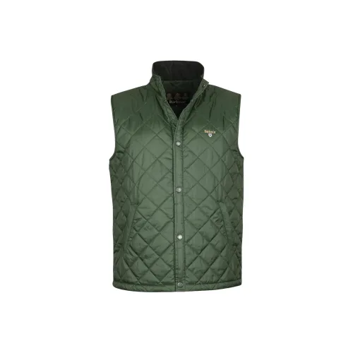 BARBOUR Зеленый Мужской Жилеты