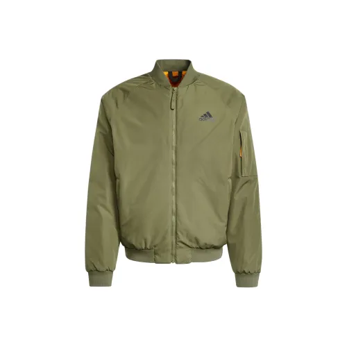 Adidas Куртки и Пальто Мужские Армейский Зеленый