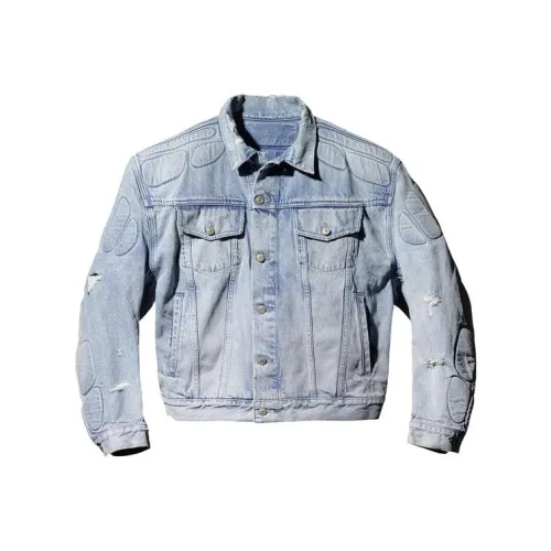 YEEZY Gap X Balenciaga Collaboration Синий Унисекс Джинсовые куртки