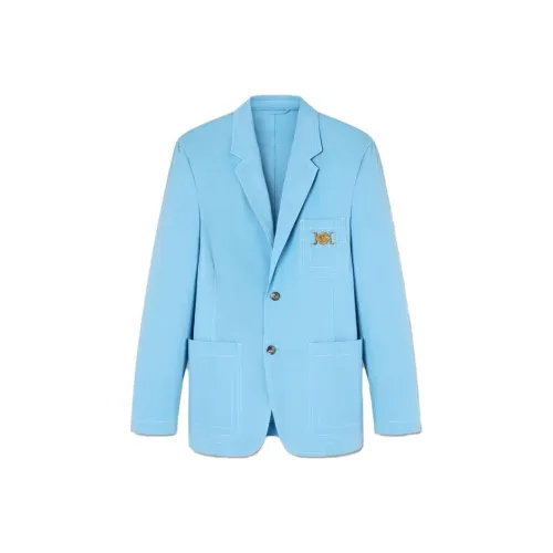 VERSACE Синий Мужской Деловой Костюм