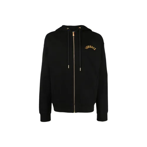 VERSACE FW23 Куртки и Пальто Мужской Черный