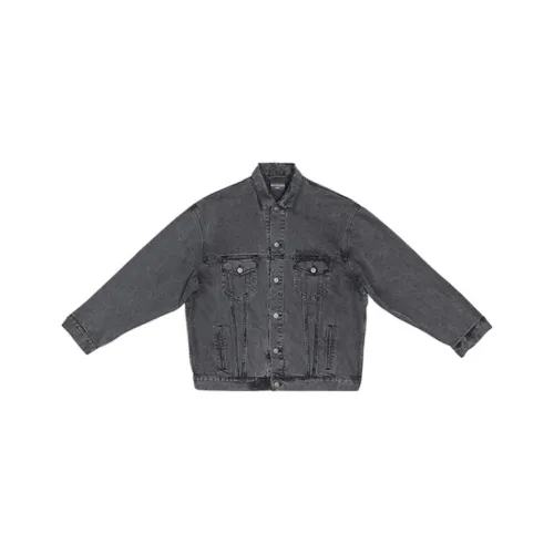 Balenciaga Темно-серый Мужской Джинсовые Куртки