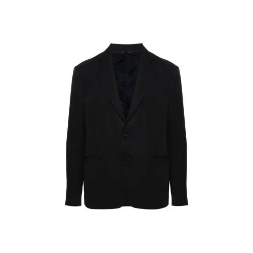 GIORGIO ARMANI SS24 Бизнес-костюм Пальто Мужской Полуночный Синий