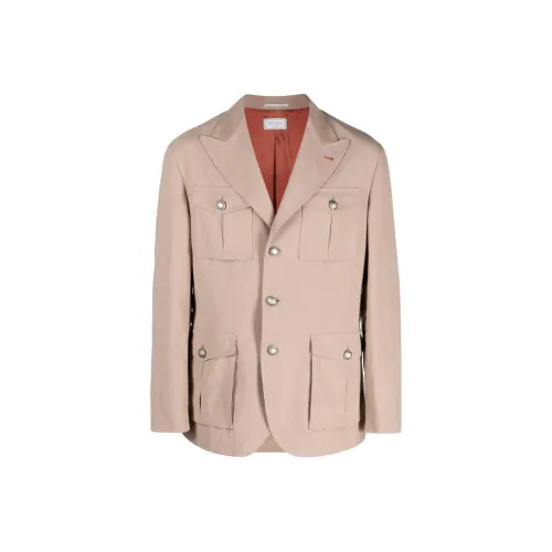 BRUNELLO CUCINELLI Хаки Мужские Куртки