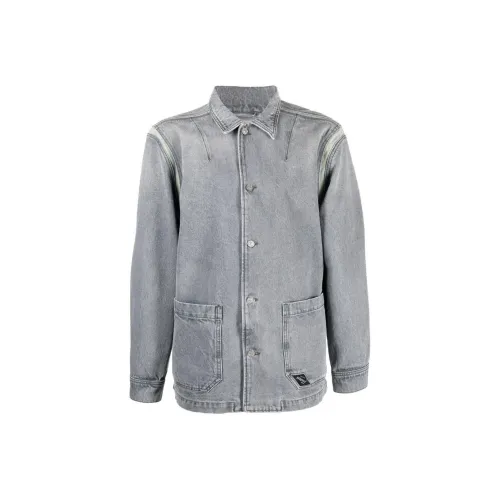 DIESEL FW22 Denim Jacket Unisex Gray DIESEL FW22 Деним Куртка Унисекс Серый