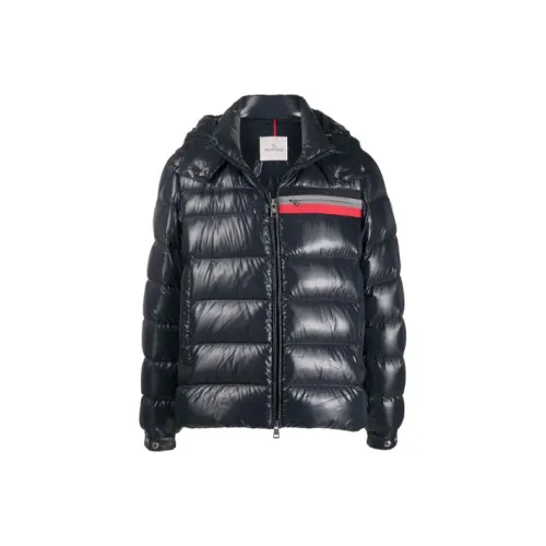 MONCLER Темно-синий Синий Мужской Пуховик